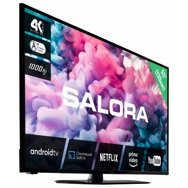 55"/140cmLED TV UHD Android Dolby HDRzwart 55"/140cmLED TV UHD Android Dolby HDRzwart