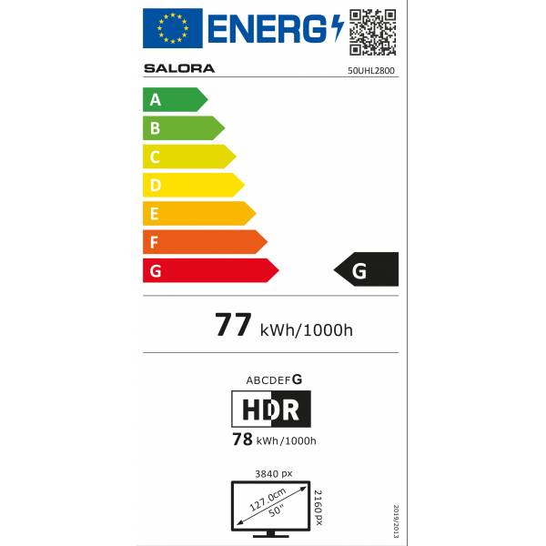 50"/127cm LED TV UHDzwart 50"/127cm LED TV UHDzwart