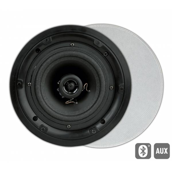 FL501BT Flat actieve inbouw LS AUX/BT rond wit (2pc) ArtSound