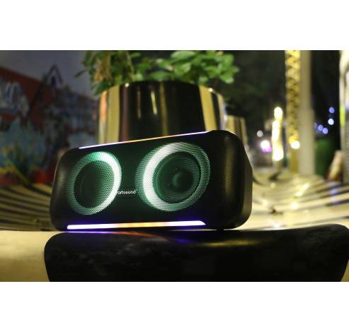 LIGHTBEATS L portable BT speaker zwart  ArtSound