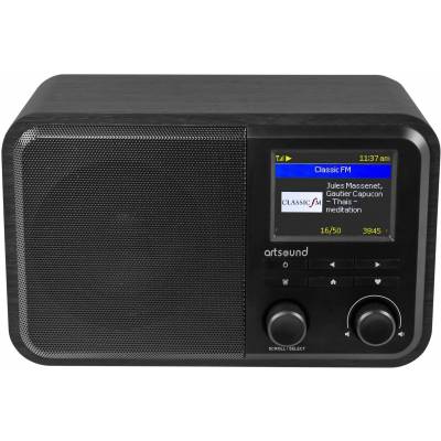 R8 radio FM  DAB+ internet Bluetooth noir  ArtSound