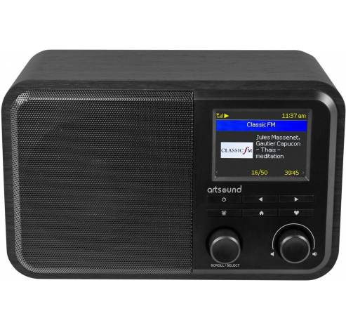 R8 radio FM  DAB+ internet Bluetooth noir  ArtSound