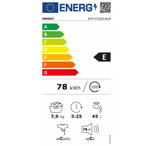 BTW S72200 BX/N  Indesit