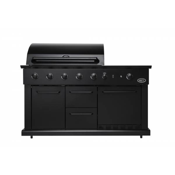 Luciano Zwart Gas Outdoor kitchen incl. koelkast Luciano Zwart Gas Outdoor kitchen incl. koelkast