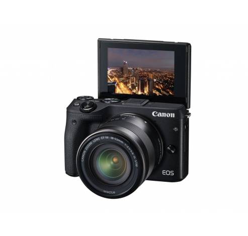 EOS M3 + EF-M 18-55mm + Strap + 16GB SD Card  Canon