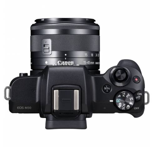 EOS M50 Zwart + 15-45 mm IS STM  Canon