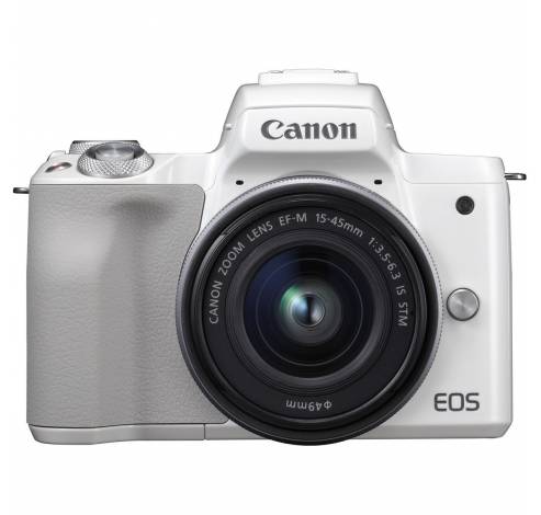 EOS M50 Wit + 15-45 mm IS STM Zilver  Canon