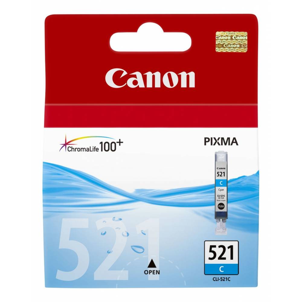 Canon Inktpatronen Inktpatroon CLI-521C Cyaan