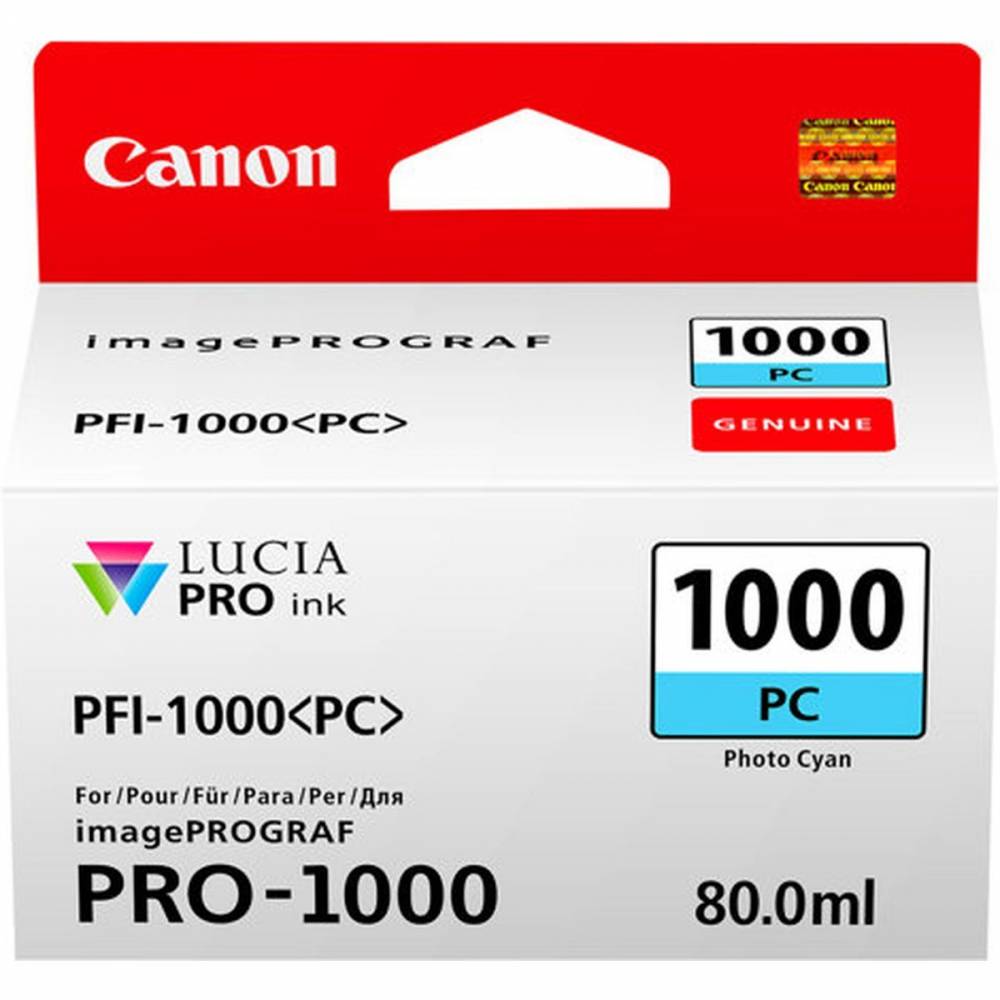 Canon Inktpatronen PFI-1000 Photo Cyan 0550C001