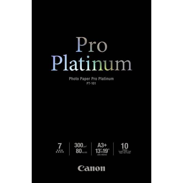 PT-101 Pro Platinum Photo Paper 300G/M2 A3+ 10VEL 