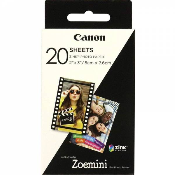 20 vel ZINK fotopapier (5x7,6cm) 20 vel ZINK fotopapier (5x7,6cm)
