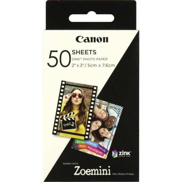 50 vel ZINK fotopapier (5x7,6cm) 50 vel ZINK fotopapier (5x7,6cm)