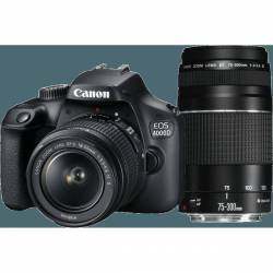 Canon EOS 4000D 18-55 DC + 75-300 DC 