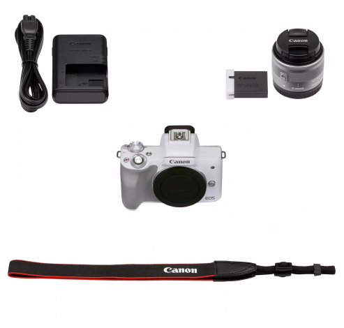 EOS M50 Mark II M15-45 S White  Canon