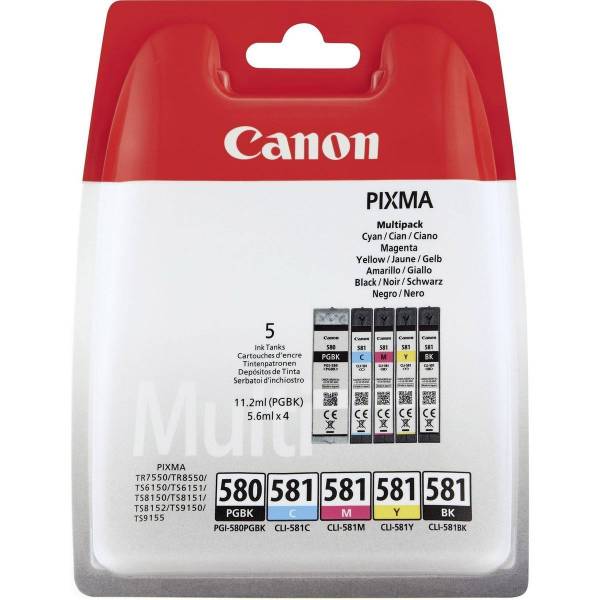 Canon Inktpatronen PGI-580/CLI-581 BK/CMYK