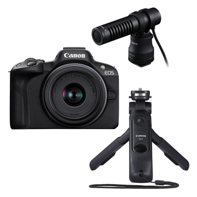 EOS R50 Zwart + RF-S 18-45  Content Creator Kit Canon