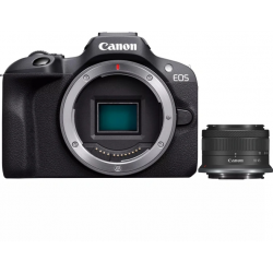 Canon EOS R100 ZWART + RF-S 18-45 IS STM-kit 