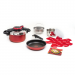 P4704200 Ingenio All-in-One Set met snelkookpan + pan + kookpot + afneembare handgreep + pannenbeschermer 