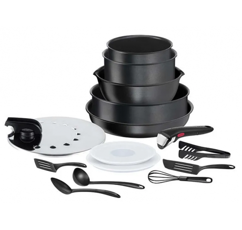 L7629902 SET 15PCS IND ING6 DAILY CHEF NOIR FR  Tefal