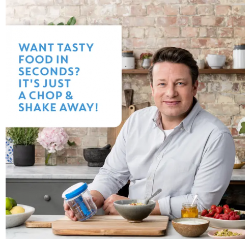K1644344 Jamie Oliver Chop & Shaker 5 secondes 450ml TEFAL  Tefal