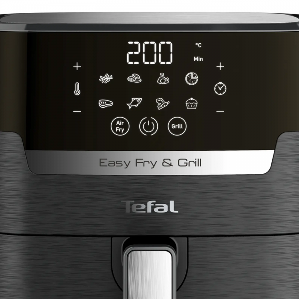 Tefal Friteuse EY505815 Easy Fry & Grill EY505815 Air fryer met digitaal display - 8 programma's