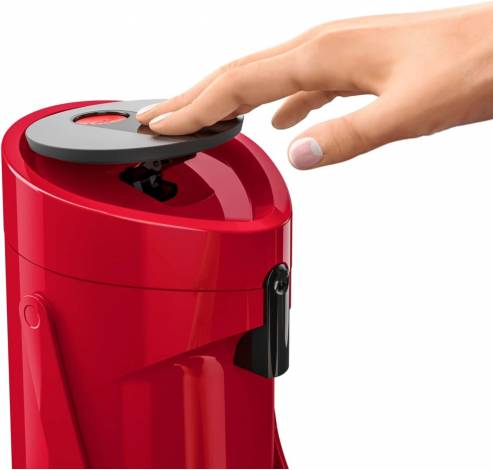 K3140314 Ponza Bouteille isotherme à pompe 1,9L Rouge  Tefal