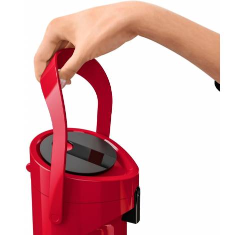 K3140314 Ponza Bouteille isotherme à pompe 1,9L Rouge  Tefal