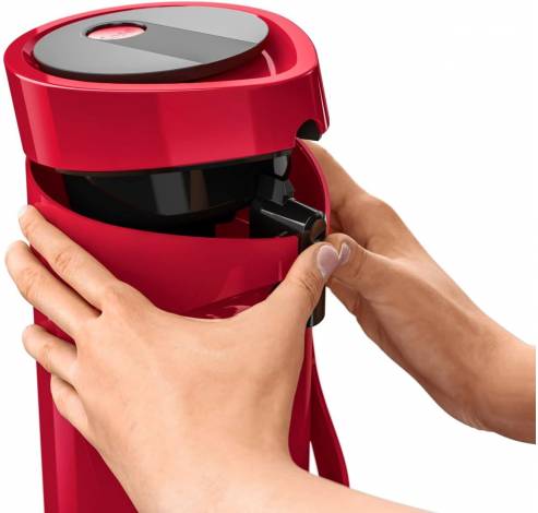 K3140314 Ponza Bouteille isotherme à pompe 1,9L Rouge  Tefal