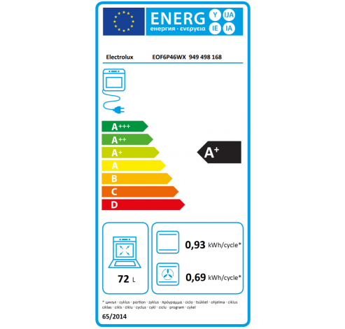 EOF6P46WX  Electrolux