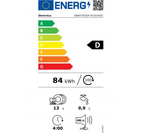 ESA47301SX  Electrolux