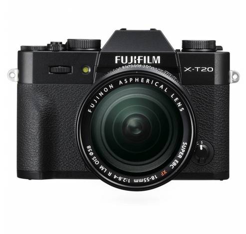 X-T20 Zwart + XF 18-55mm Zwart  Fujifilm