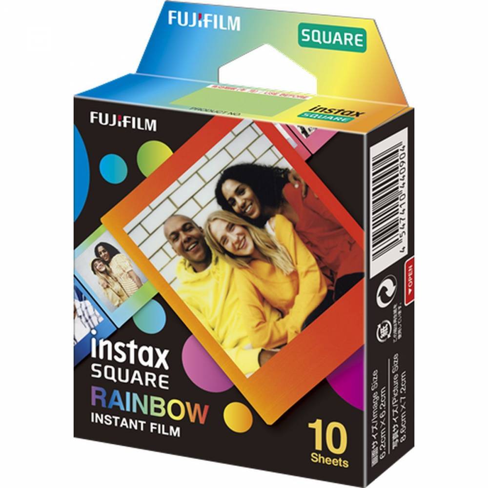 Fujifilm Film Instant instax square film rainbow enkelpak