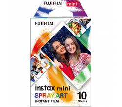 Instax Mini Film Spray Art 1x10 Fujifilm