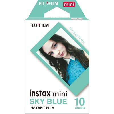 Instax Mini Blue Frame Single Pack  Fujifilm