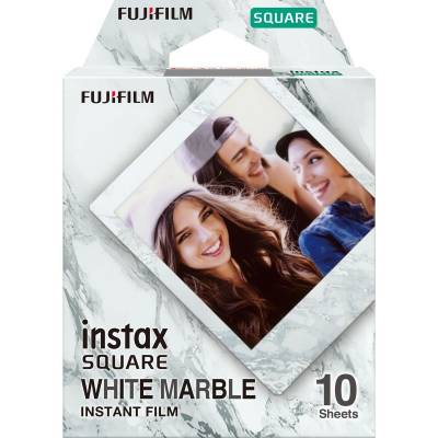 Instax Square Whitemarble Single Pack  Fujifilm