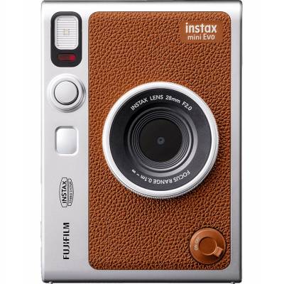 Instax Mini EVO Camera Brown  Fujifilm