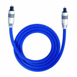 Oehlbach 1383 XXL S80 opt. kabel 2 x toslink 3m blauw 