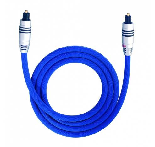 1381 XXL S80 opt. kabel 2 x toslink 1m blauw  Oehlbach