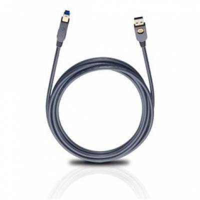 9221 USB Max A/B 3.0 câble 3m Oehlbach