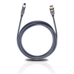Oehlbach 9220 USB kabel A/B 15m zwart 
