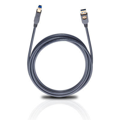 9220 USB kabel A/B 15m zwart Oehlbach