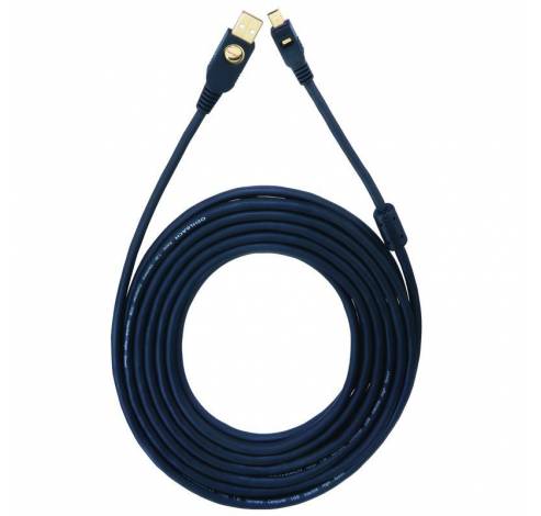 9123 USB kabel A/Mini 3m zwart  Oehlbach