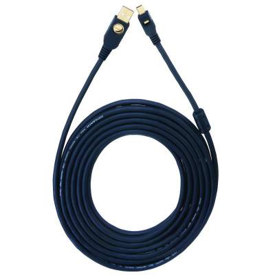 9125 Câble USB A/Mini 10m noir Oehlbach