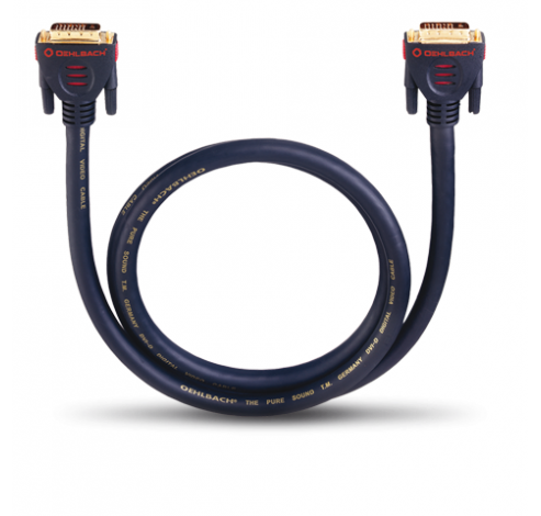 9175 cable DVI-D/DVI-D m/m 10m zwart  Oehlbach