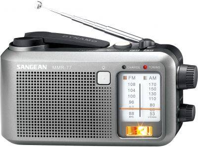 MMR-77 dynamo radio FM/AM zilvergrijs