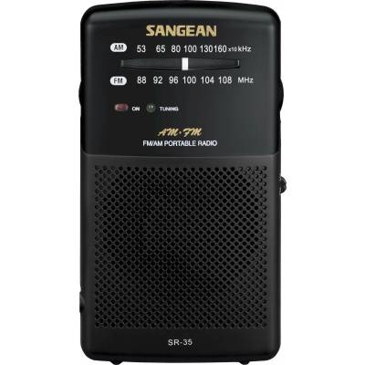 SR-35 radio FM/AM portable compacte noir Sangean