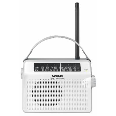 PR-D6 draagbare retro radio zonder adapter wit Sangean