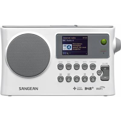 WFR-28C WIFI (internet) draagbare radio DAB+ wit Sangean