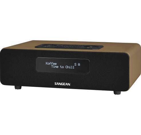 DDR-36 cabinet radio BT USB lader DAB+ bruin  Sangean