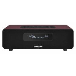 Sangean DDR-36 cabinet radio BT USB lader DAB+ rood 